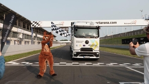 Récord del Mercedes-Benz eActros 600