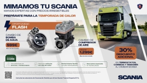 Scania lanza una campaña especial para el cambio de bomba de refrigerante y compresor de aire