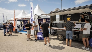 Inauguración estación Andamur en San Román