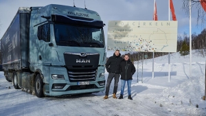 MAN eTGX de viaje por el ártico