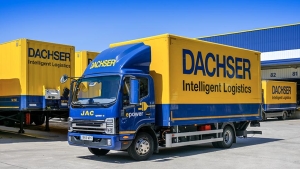 Camión JAC de Dachser