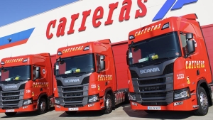 Carreras amplía su flota con 104 camiones Scania