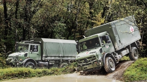 Unimog transformado en ambulancia por EMPL Fahrzeugwerk GmbH.