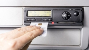 Tacógrafo digital de un camión