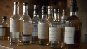 Botellas de bebidas alcohólicas