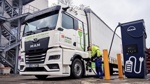 Carga eléctrica de un MAN eTruck