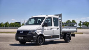 MAN TGE con volquete