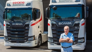 Scania de la empresa de transportes Transportes Cordero