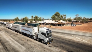 Volvo FH de transporte de explosivos en Australia