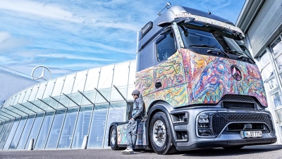 Mercedes-Benz Actros L Art Edition: camión artístico único